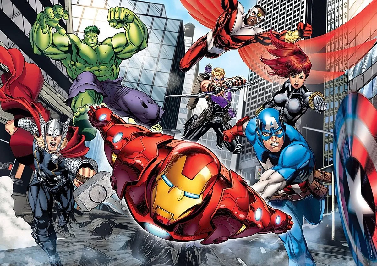 Clementoni Maxi Supercolor The Avengers Legpuzzel 35 Stuks - Multicolor