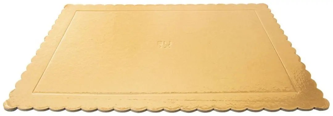 Orion Taartplateau 40x30cm - Goud - Dubbelzijdig