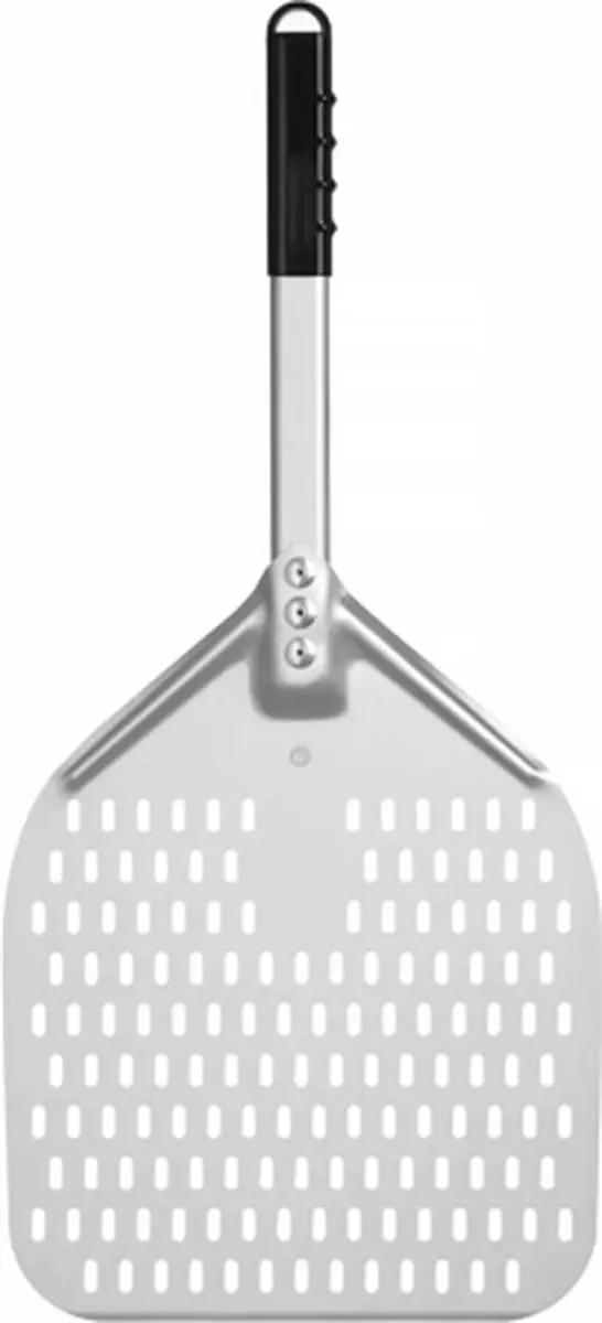 HENDI Vierkante Geperforeerde Pizzaschep 300x660mm - Lichtgewicht Aluminium