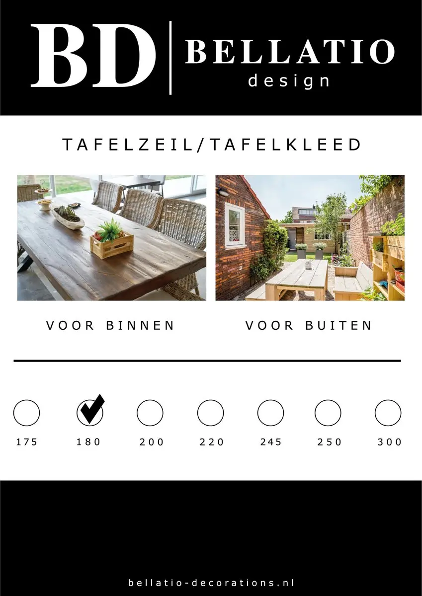 Tafelzeil/tafelkleed Damast witte ruiten print 140 x 180 cm
