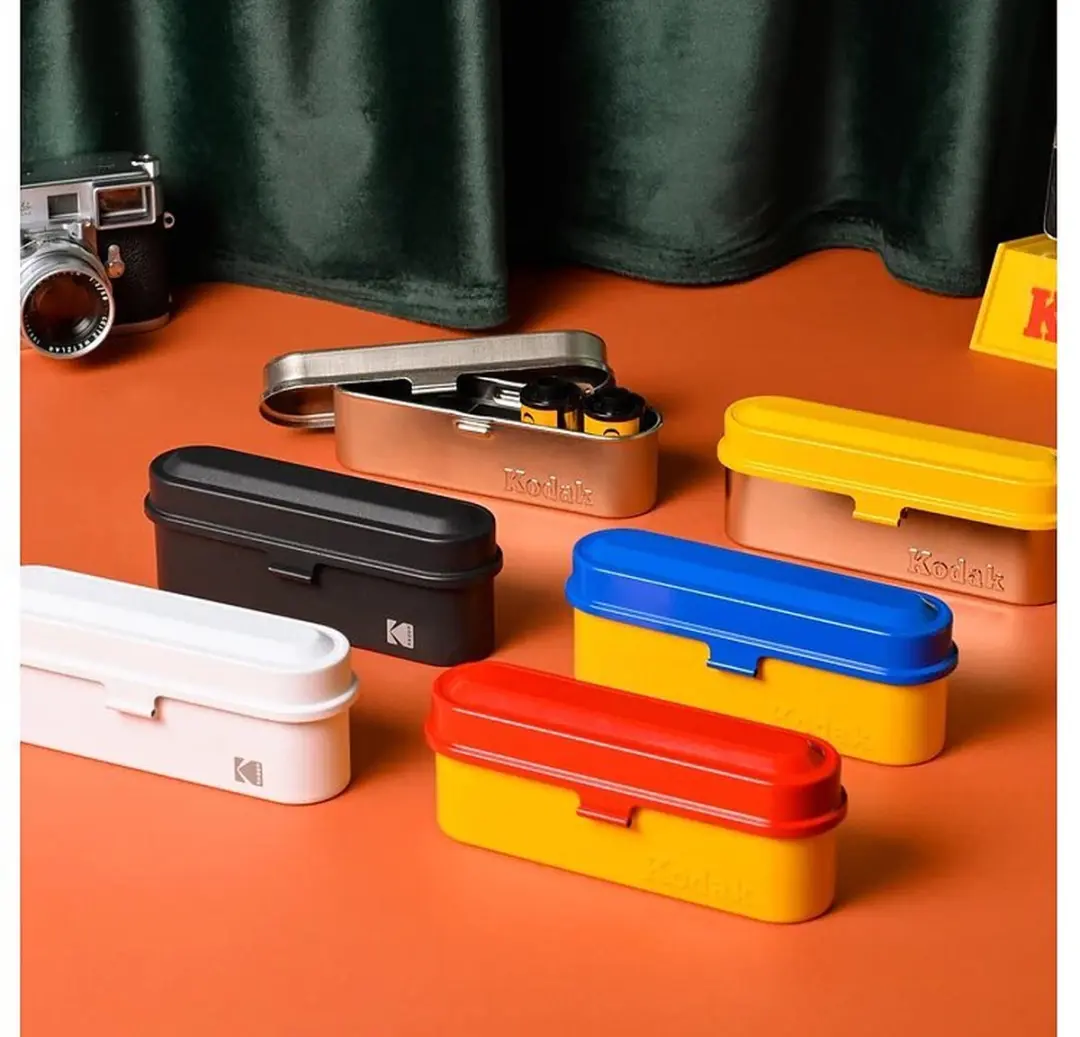 Kodak Film Steel Case - 1L - Geel/Zilver