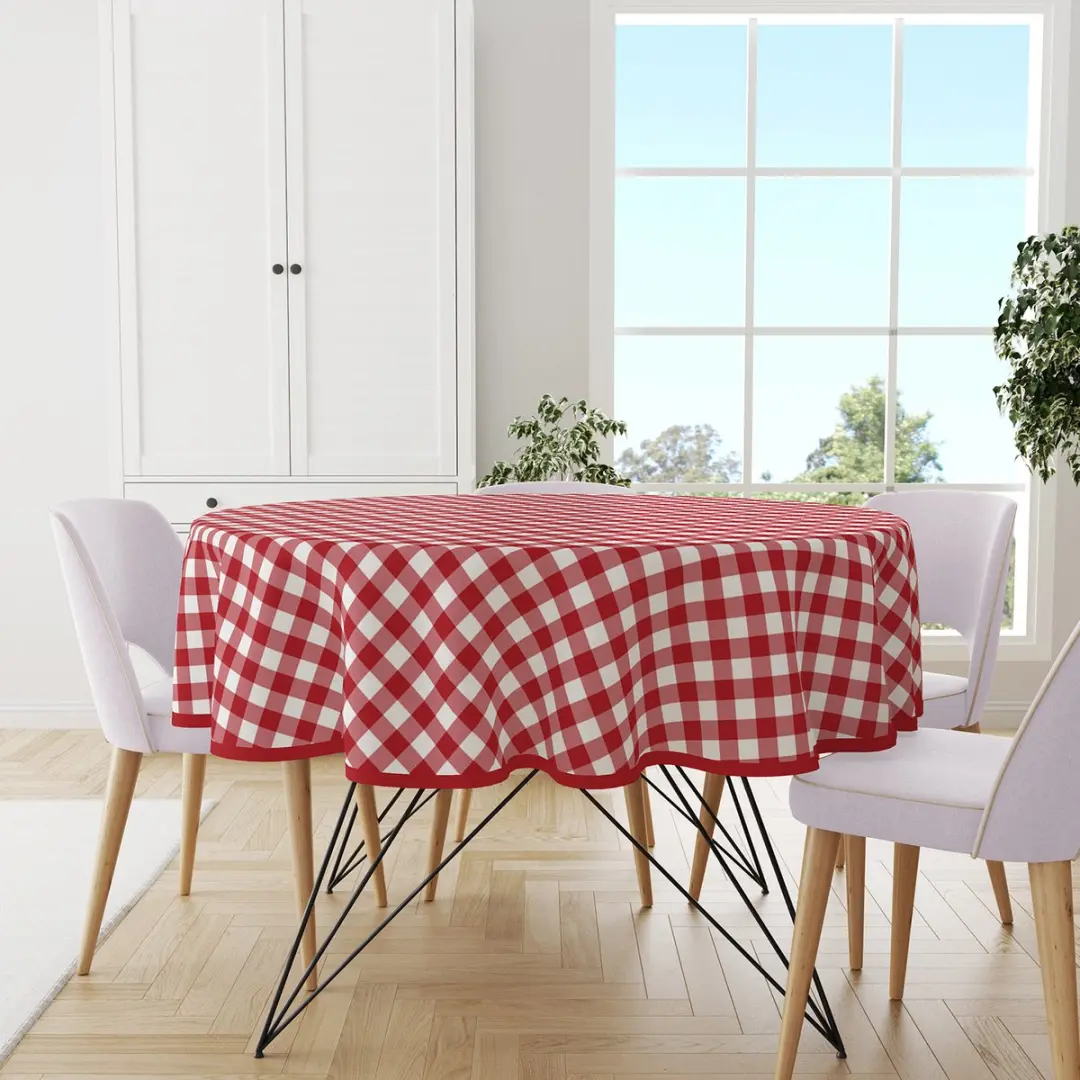 Wicotex Tafelzeil Rood Rond 160cm