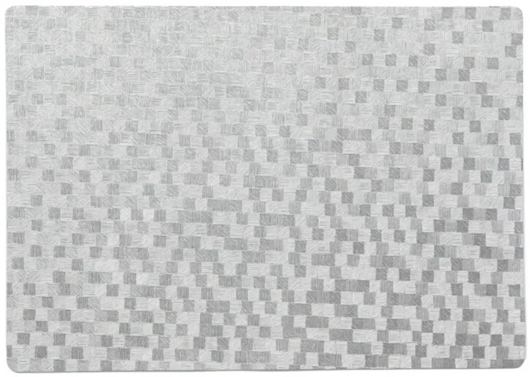 Wicotex Stones Luxe Tafel Placemats 10 Stuks - 30x43cm - Zilver