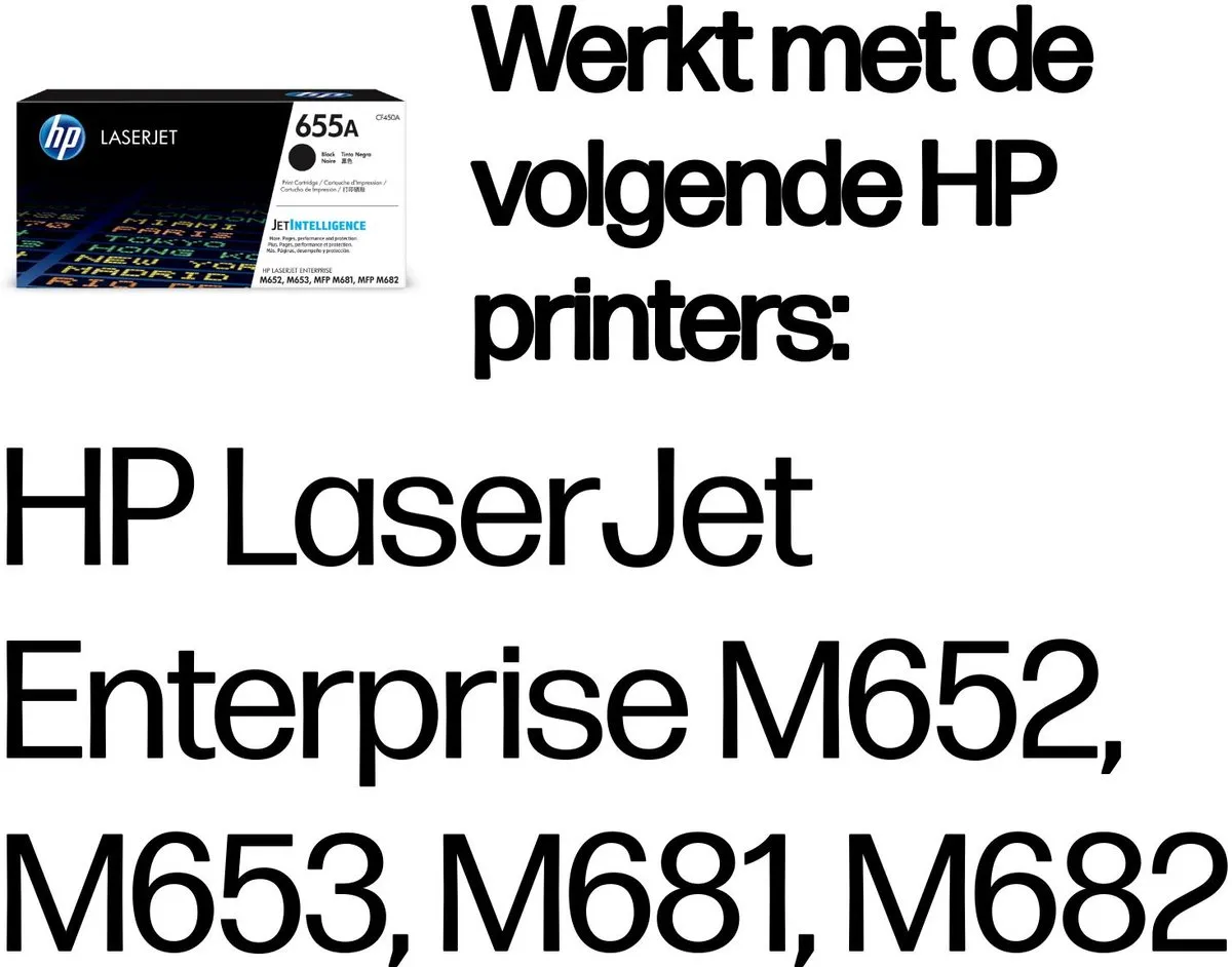 HP CF450A 655A Toner - Zwart