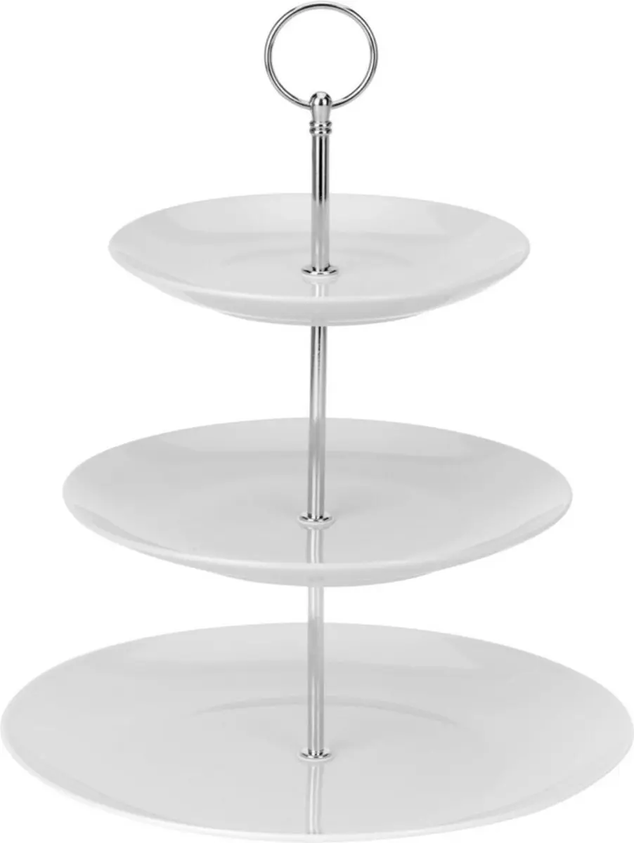 Excellent Houseware Porseleinen Etagère 3 Etages