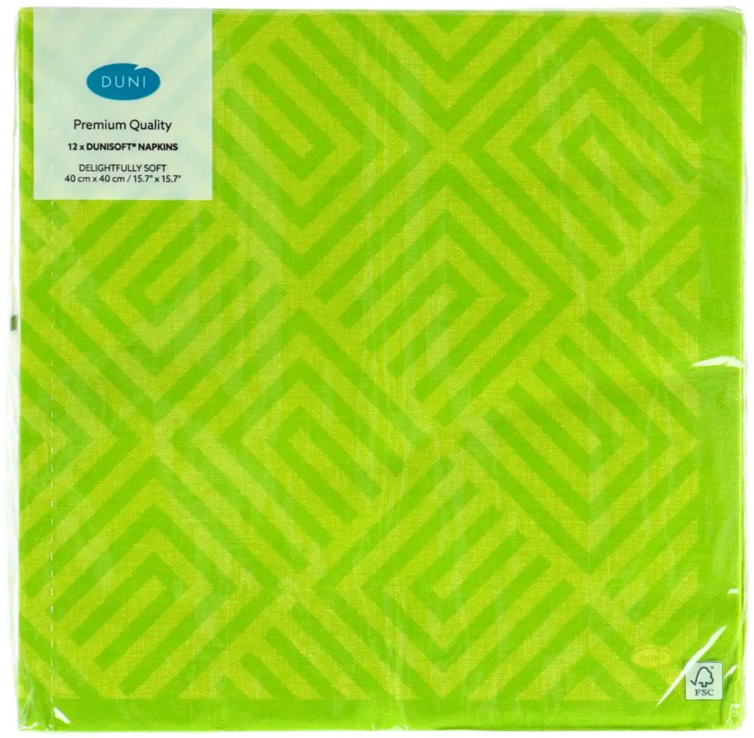 Duni Servetten Mosaic 40x40cm - Multicolor
