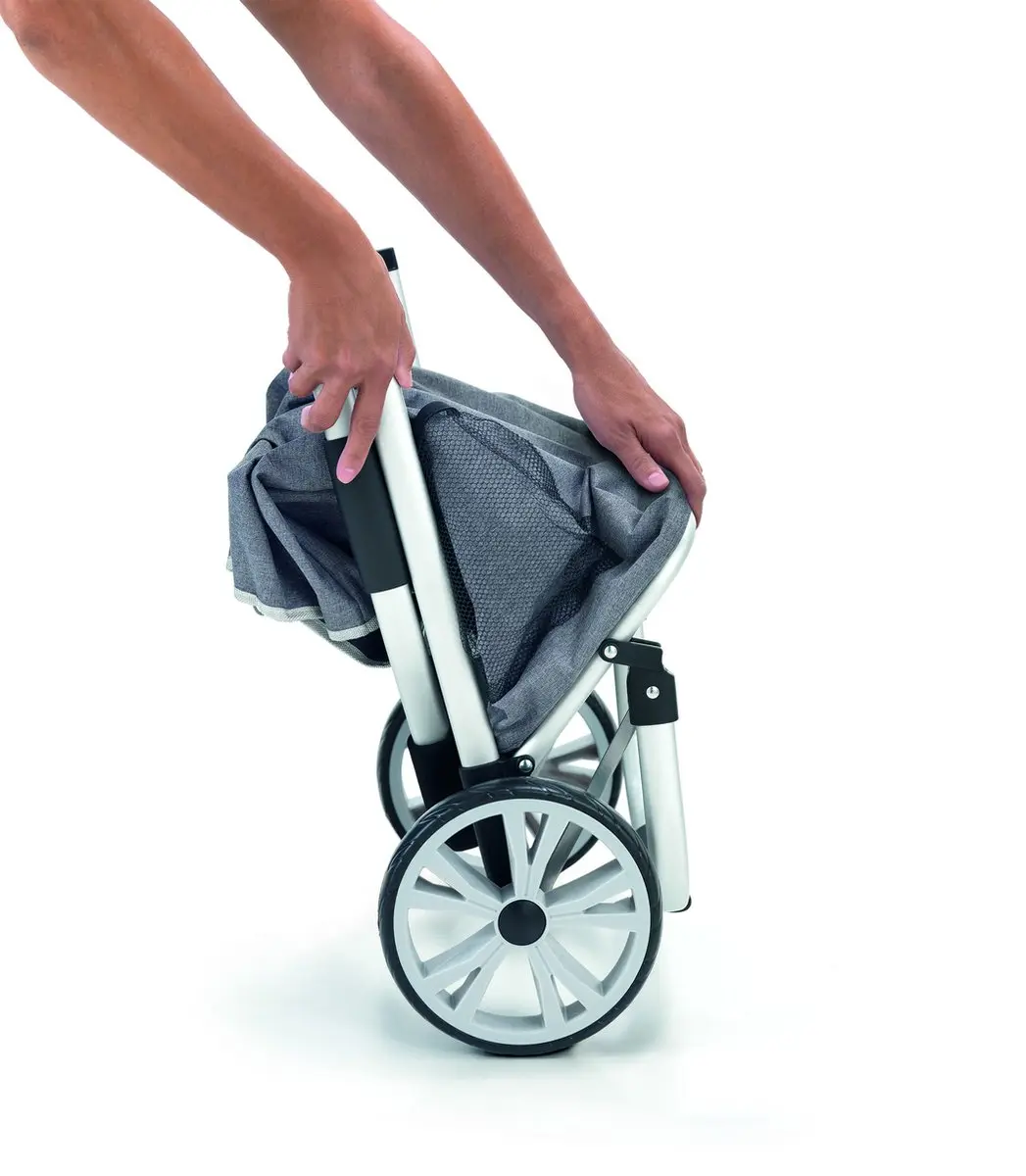 Metaltex Magnolia Boodschappentrolley 45L - Grijs - afbeelding 5 van 6