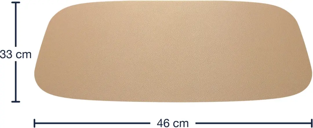 Leonardo Roma Placemats 33x46cm - Abrikoos - 12 Stuks