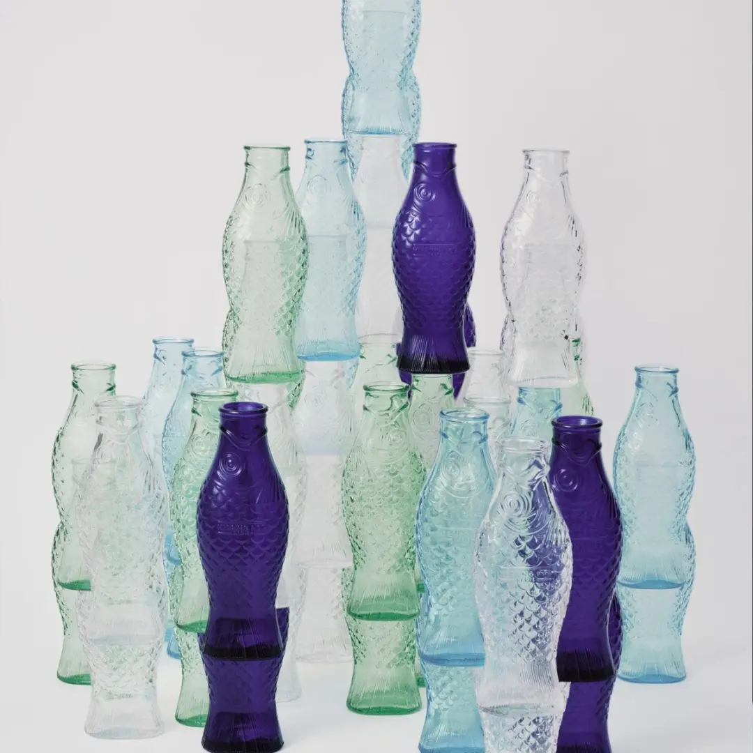 Serax Paola Navone Fish & Fish Karaf - Lichtblauw