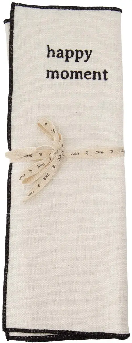 Zusss Happy Moment Placemats - Set van 2 - 100% Katoen - Sand