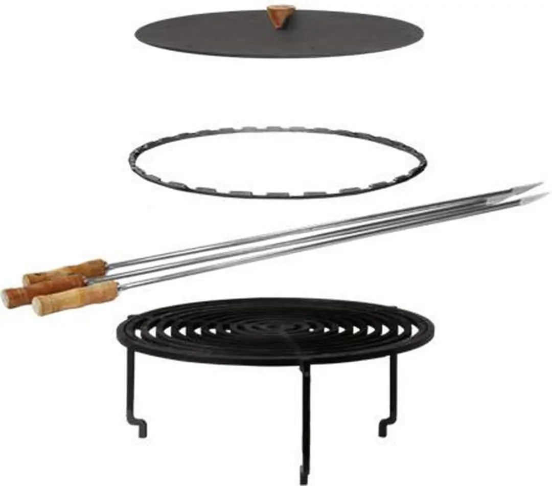 Ofyr 85 Grill Accessoires Set - 4-delig Zwart