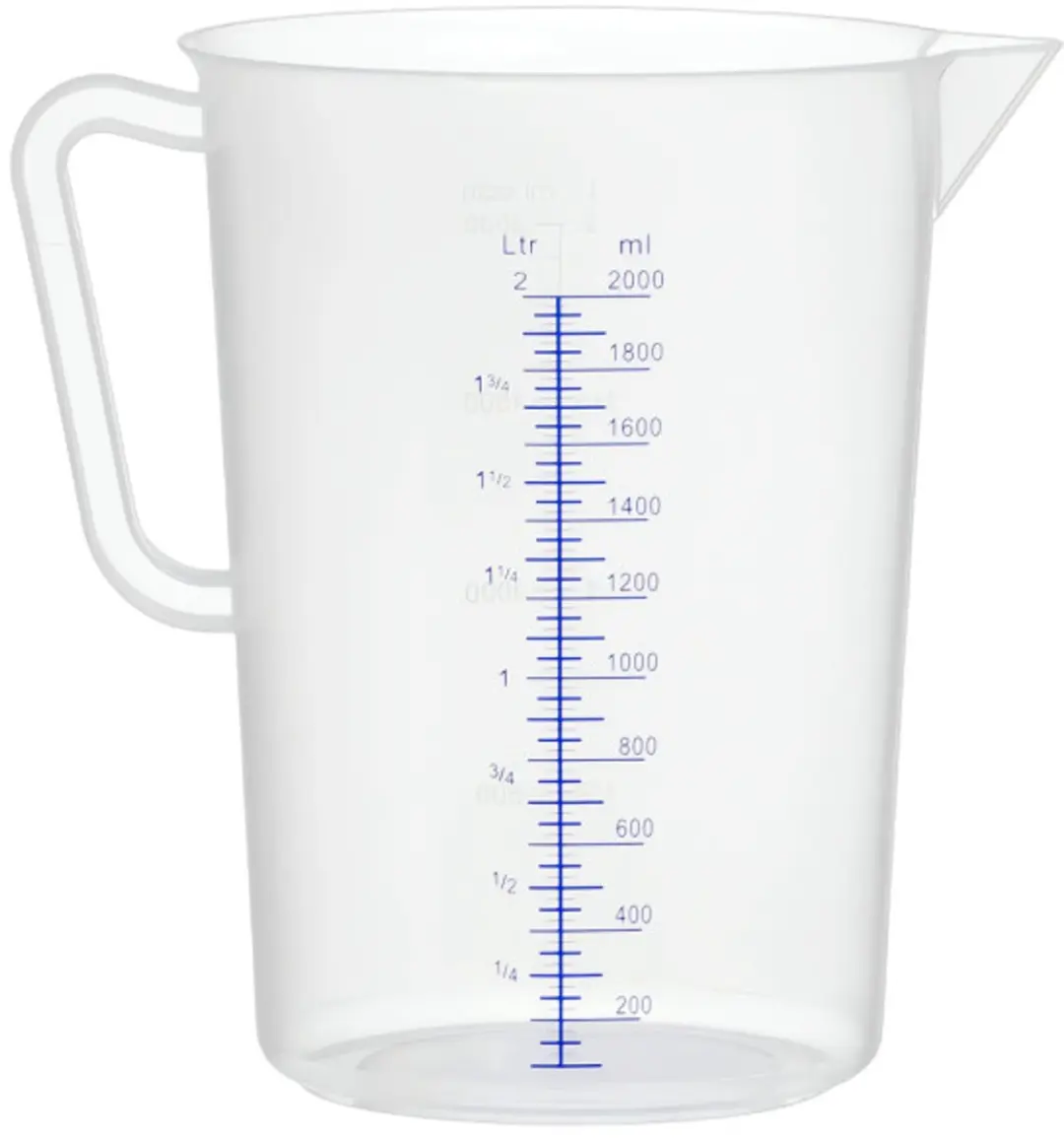 Hendi Maatbeker Polypropyleen 2L - Transparant