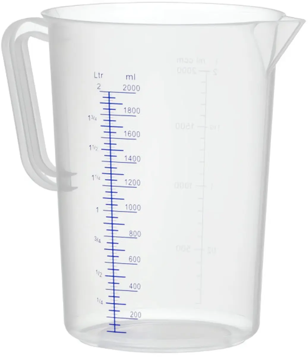 Hendi Maatbeker Polypropyleen 2L - Transparant