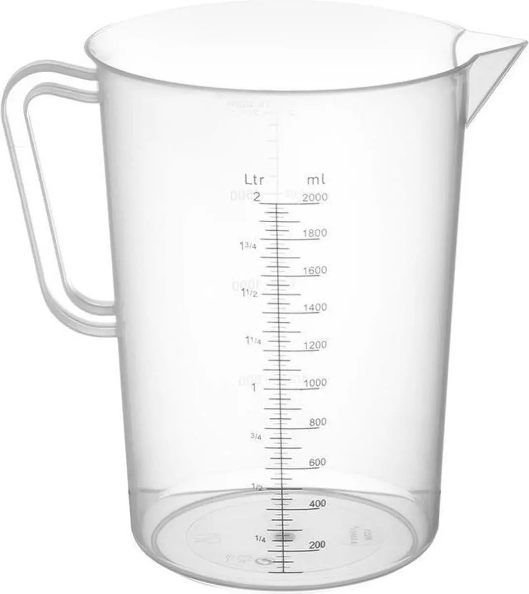 Hendi Maatbeker Polypropyleen 2L - Transparant
