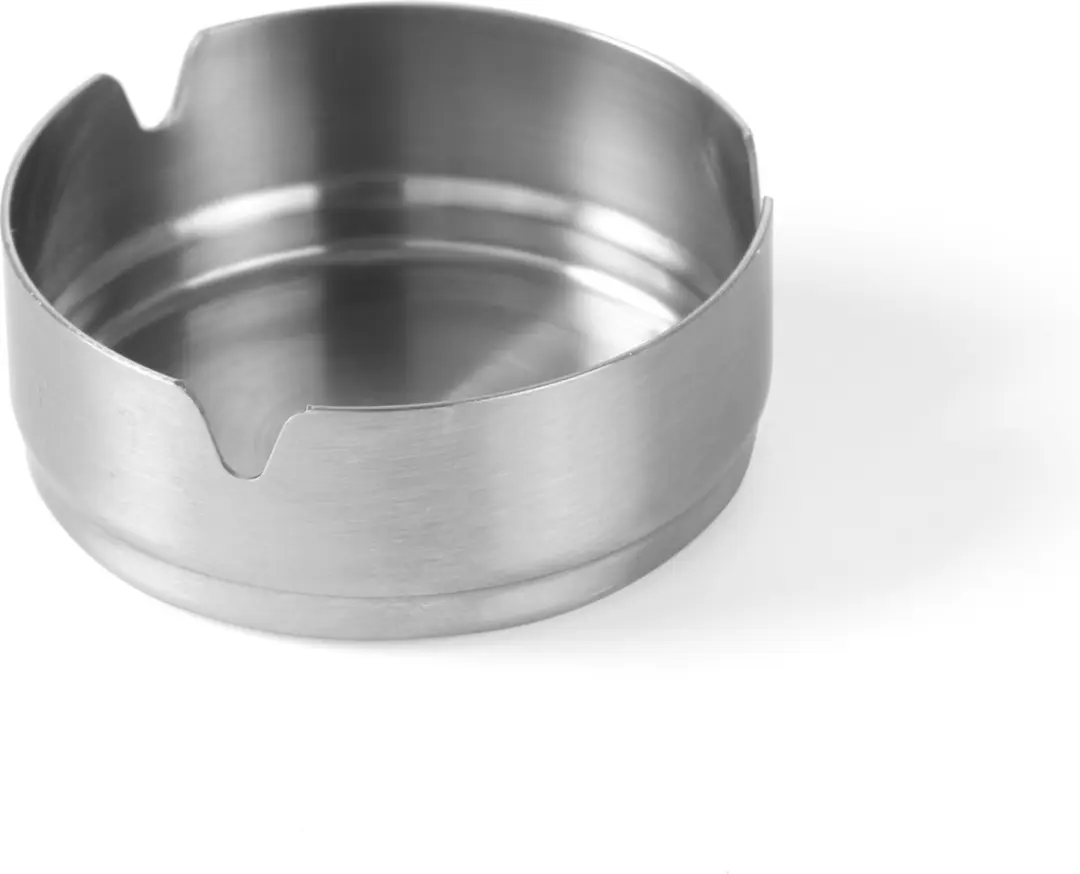 HENDI 440865 Compacte Asbak RVS - Ø100x30mm