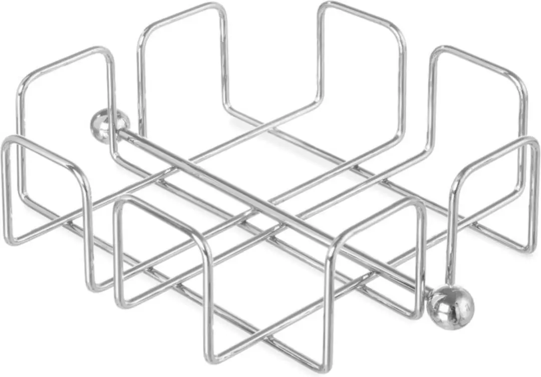 HENDI Verchroomde Servettenhouder 190x190x65mm