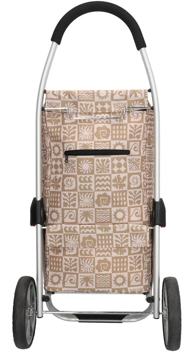 Beagles Alberic Boodschappen Trolley 41.8L - Taupe ruit