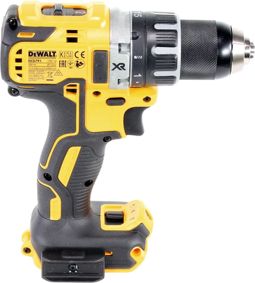 DeWalt DCD791 Accuboormachine 18V 70Nm Borstelloos - 2x Powerstack 1,7Ah
