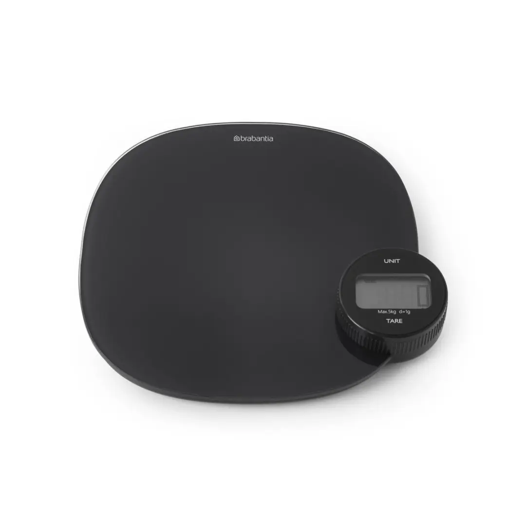 Brabantia Tasty+ 122880 Keukenweegschaal - 5 kg - Dark Grey