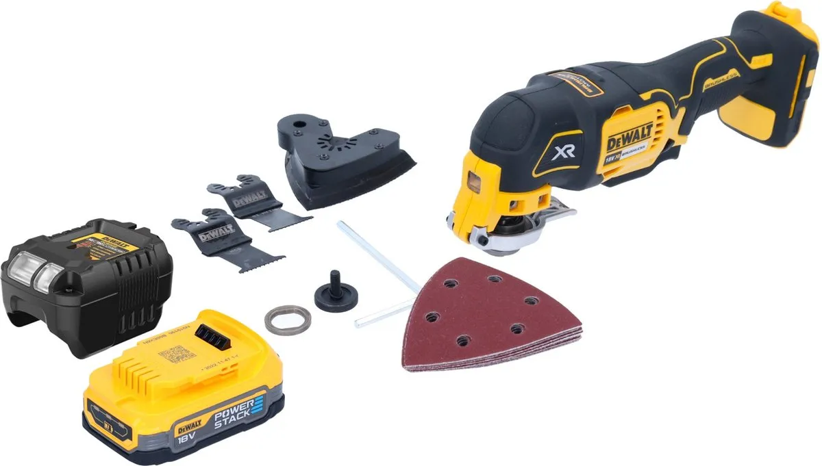 DeWalt DCS 355N Oscillerende Multitool 18V - 22 Stuks - afbeelding 2 van 6