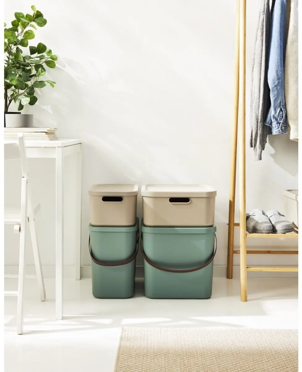 Rotho Prullenbak 25L - Wit - afbeelding 6 van 6
