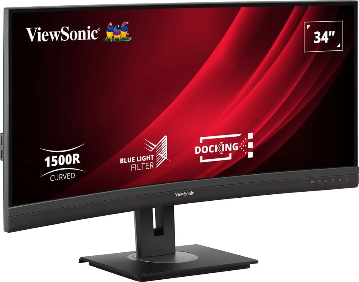 ViewSonic VG3456C UltraWide Monitor 34" 3440x1440 - Zwart - afbeelding 6 van 6