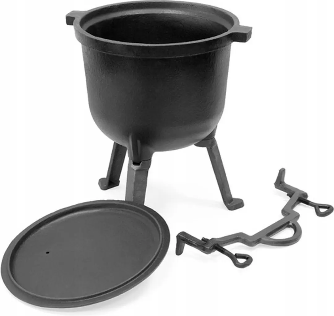 Meyerhoff Dutch Oven 10L - Gietijzeren Heksenketel Zwart