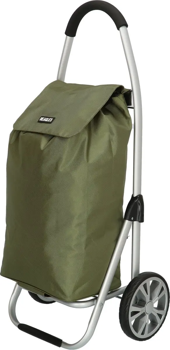 Beagles Alberic Boodschappen Trolley 15841A029 - 41.8L - Olijfgroen