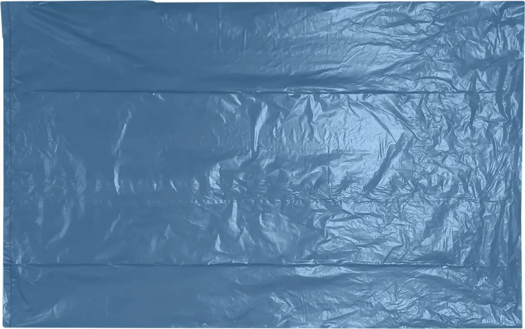 Kortpack Vuilniszakken 120L Blauw - 200 Stuks (10 Rollen) - afbeelding 3 van 4