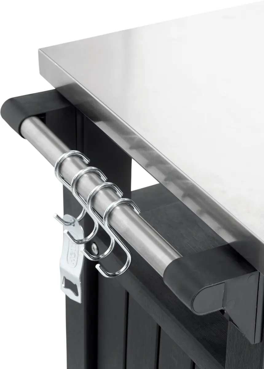 Keter Unity Classic BBQ Tafel Grafiet - 76x52x90cm
