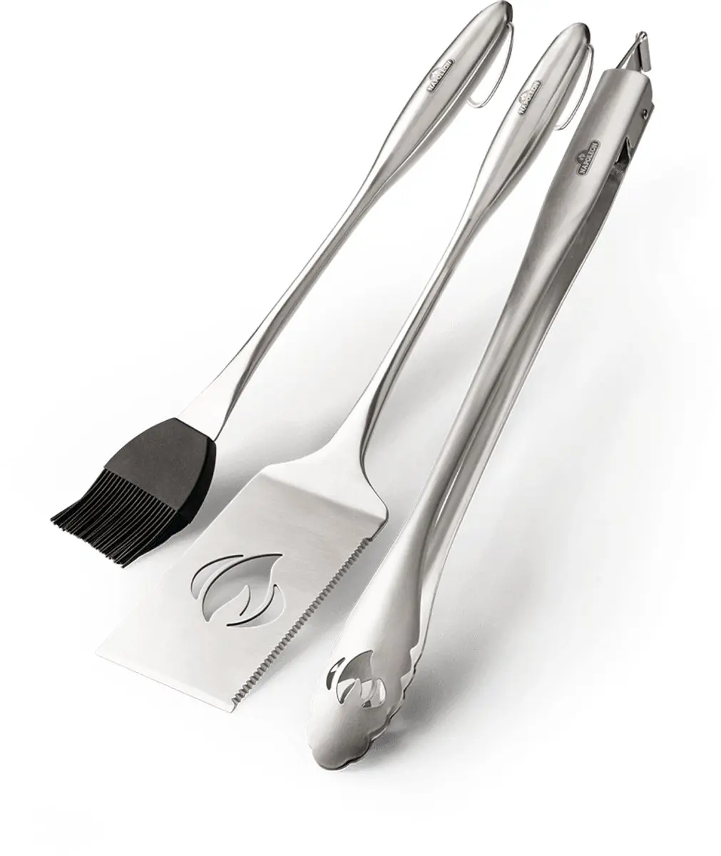 Napoleon Pro RVS BBQ Gereedschapset - 3-delig - Zilver