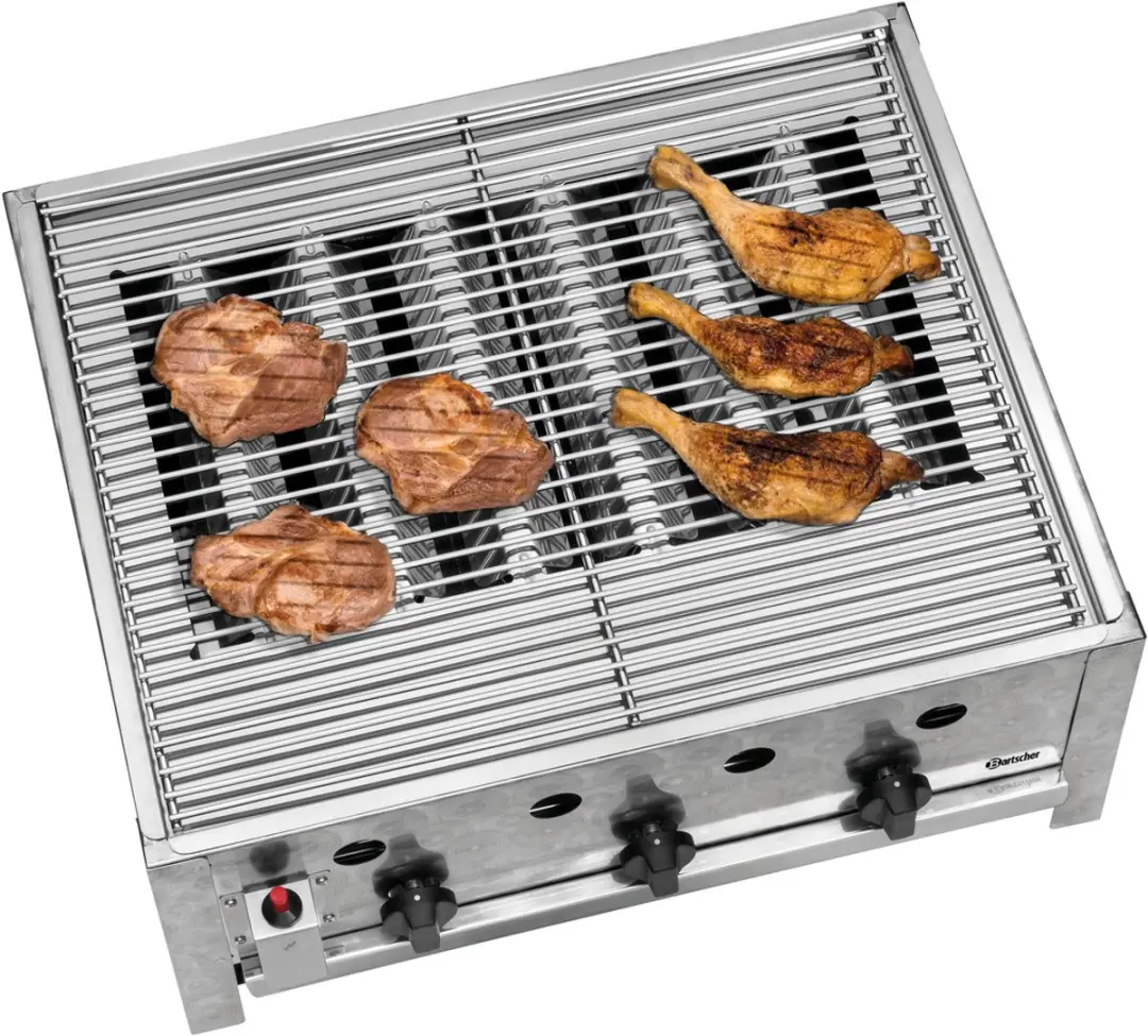 Bartscher TB1000R Gas Tafelbraadgrill 10000W - Grijs - afbeelding 6 van 6