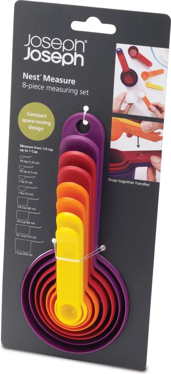 Joseph Joseph Nest Maatlepel - 8 Stuks - Bright