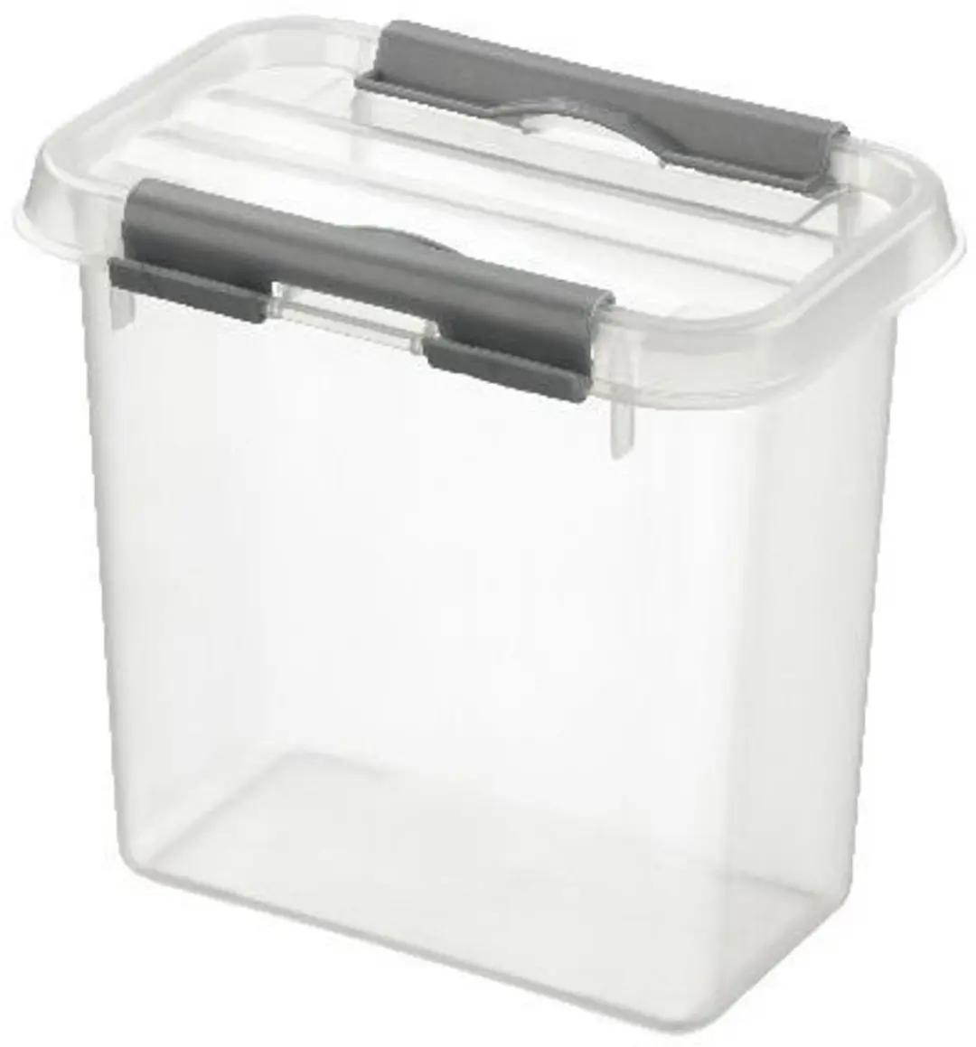 Sunware Q-line Opbergbox 1,1L - 10x15x14,7cm Grijs - afbeelding 3 van 3
