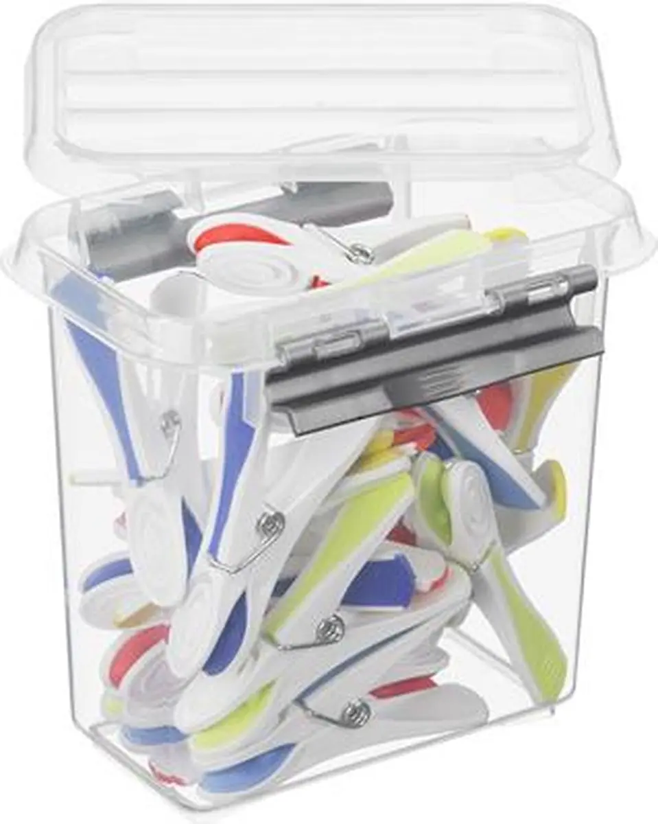 Sunware Q-line Opbergbox 1,1L - 10x15x14,7cm Grijs - afbeelding 2 van 3