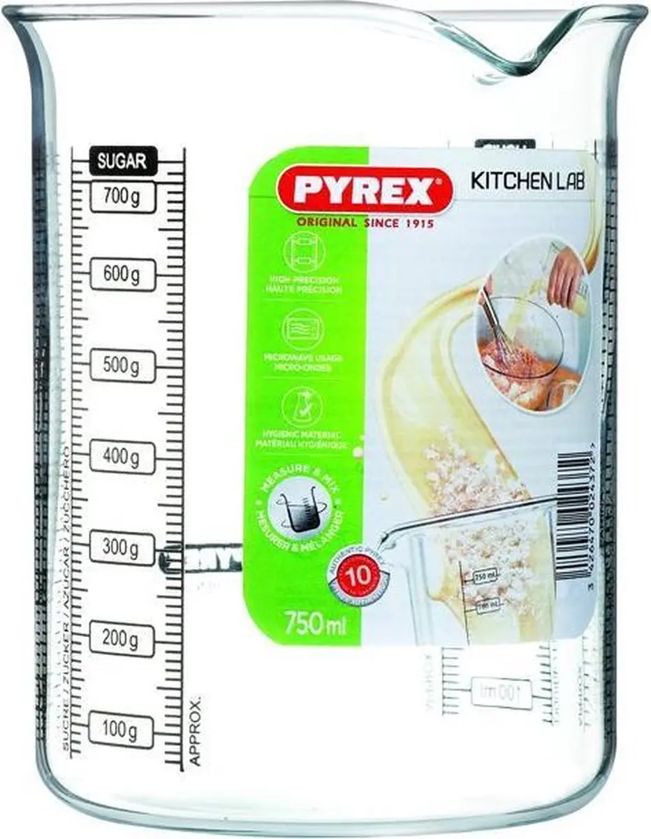 PYREX Classic Maatglas 750ml - Transparant