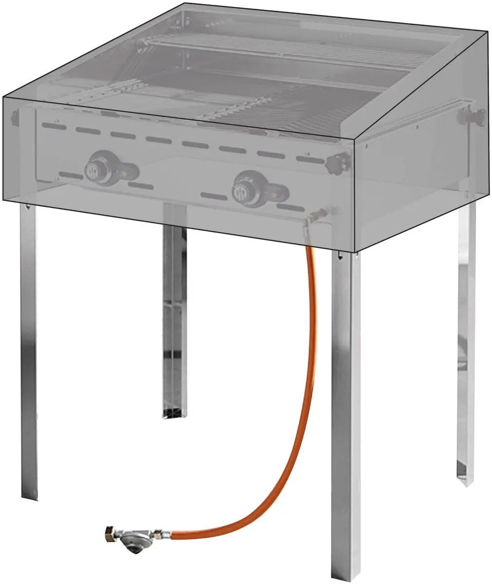 HENDI Afdekhoes Grill Master Maxi Roast Master Maxi - UV-bestendig 720x560x360mm Zwart