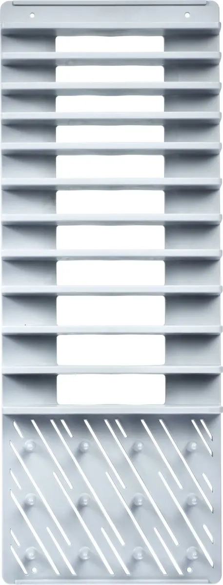Westmark Afdruipmat met Schotelhouder 60x46cm - Grijs - afbeelding 3 van 3