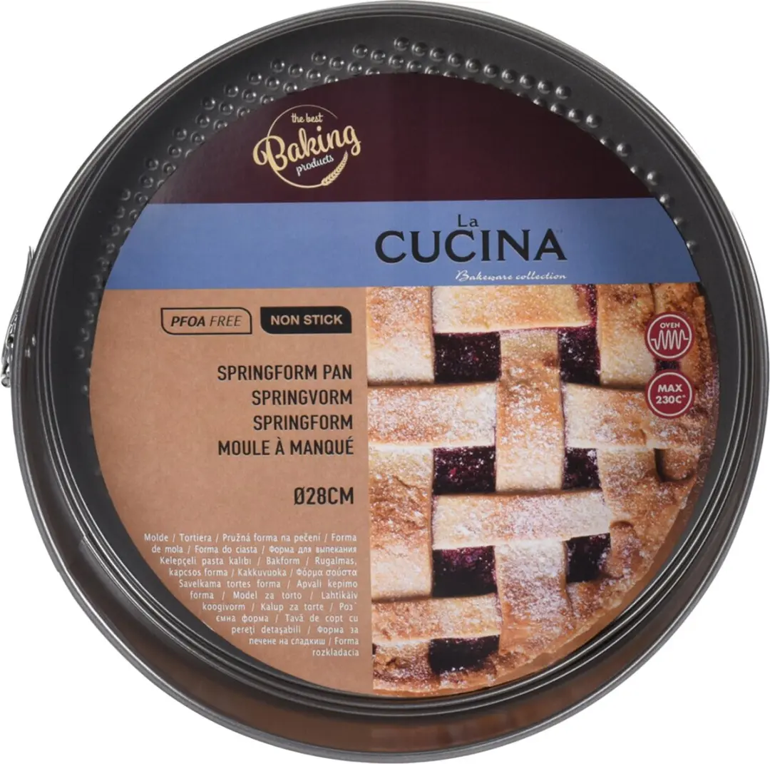 La Cucina Springvorm 28cm - Zwart