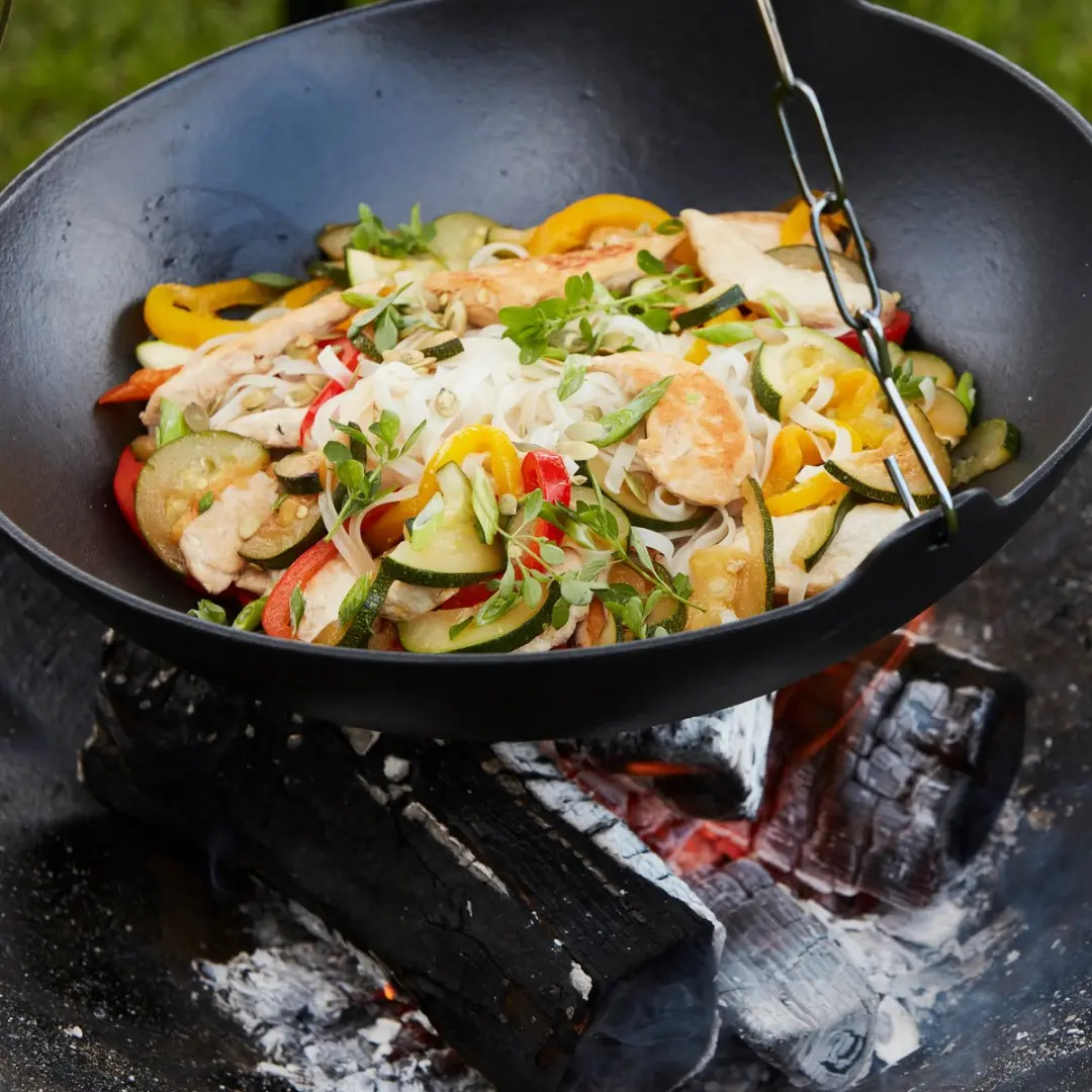 Barbecook BBQ Wok 37cm - Zwart