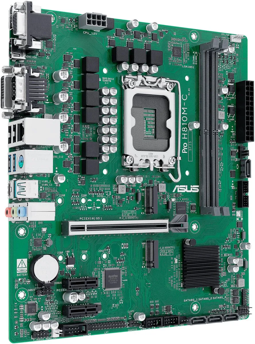 ASUS PRO H810M-C-CSM microATX Moederbord - LGA1851