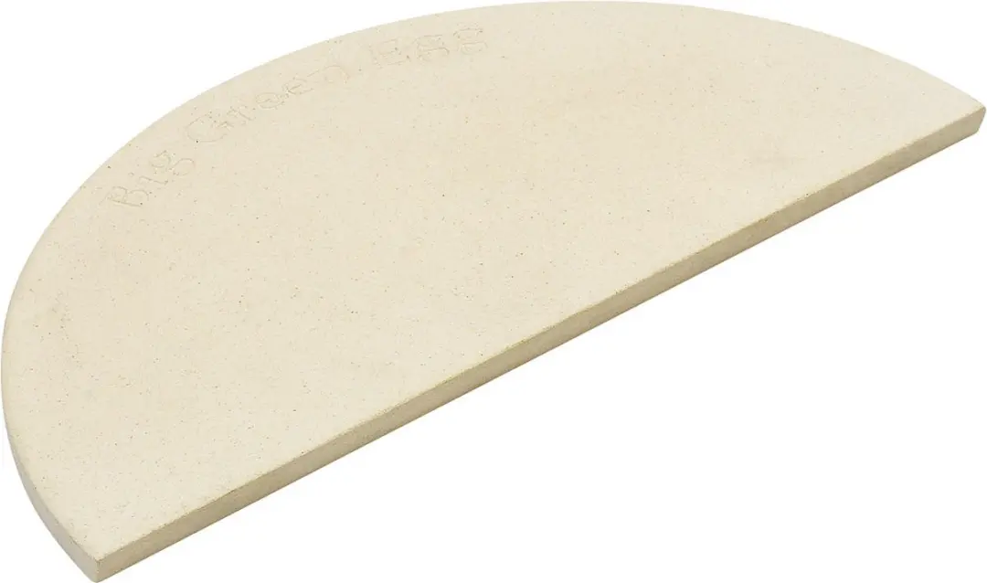 Big Green Egg Half Ronde Pizzasteen Large 20,5x40,5cm