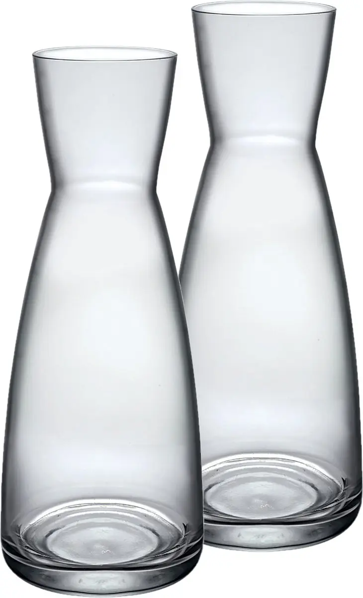 Bormioli Rocco Glazen Karaf 1000ml - 2 Stuks