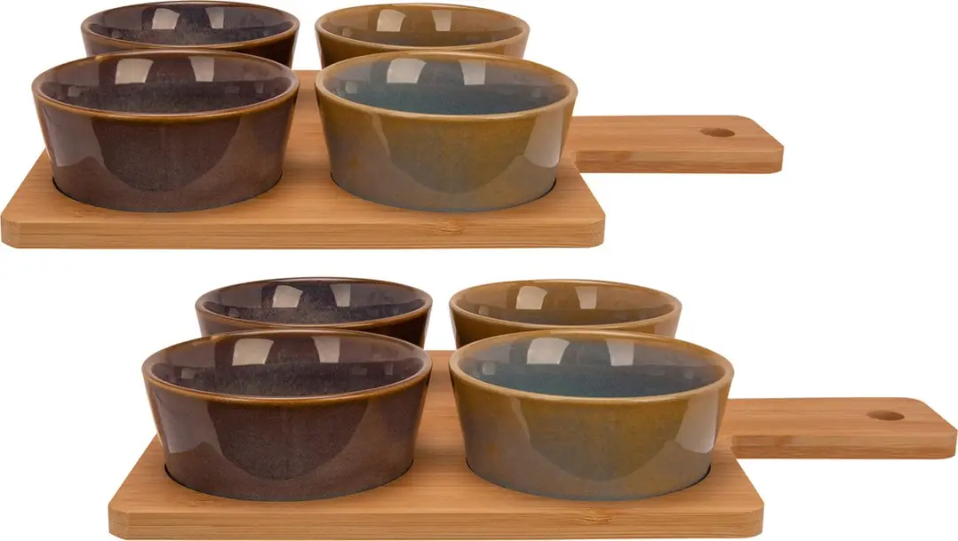 Cosy&Trendy Bamboe Serveerplank Set - 10 Stuks - 31x22cm - Multi