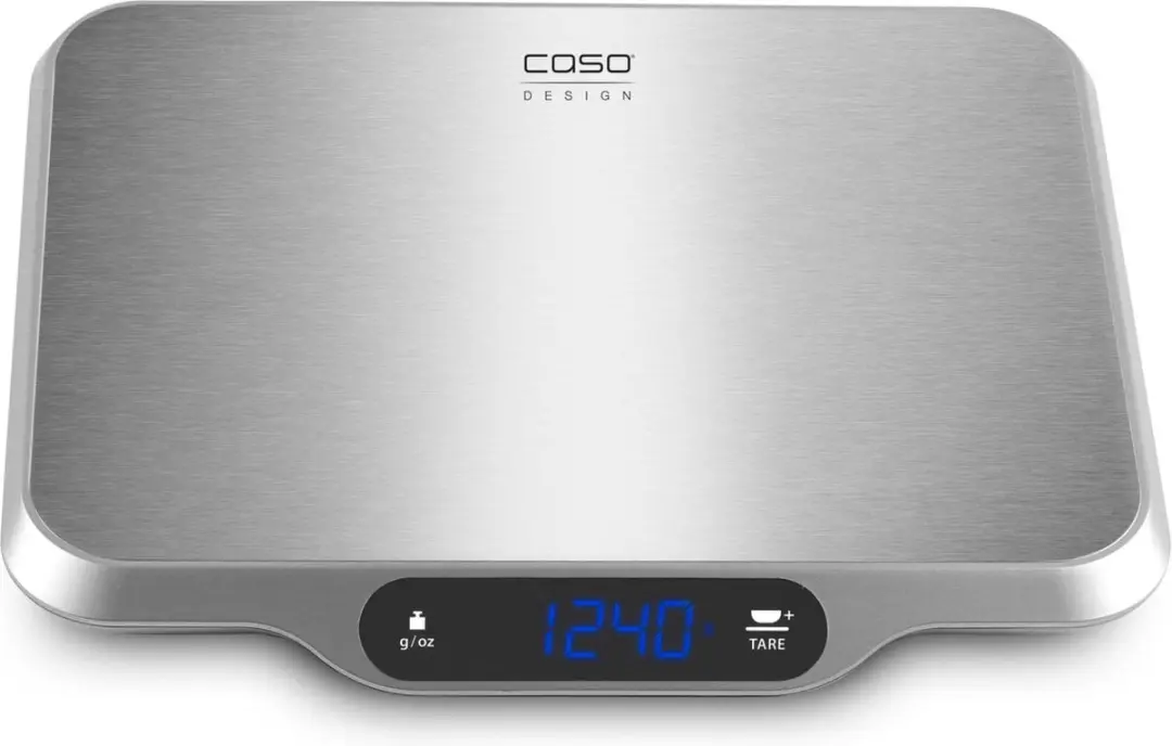 Caso Design L15 Keukenweegschaal 15kg - RVS 30x22cm - Zilver