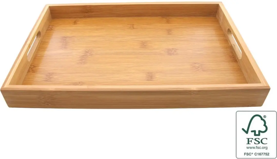 Svenska Living Bamboe Houten Dienblad 38cm - Bruin