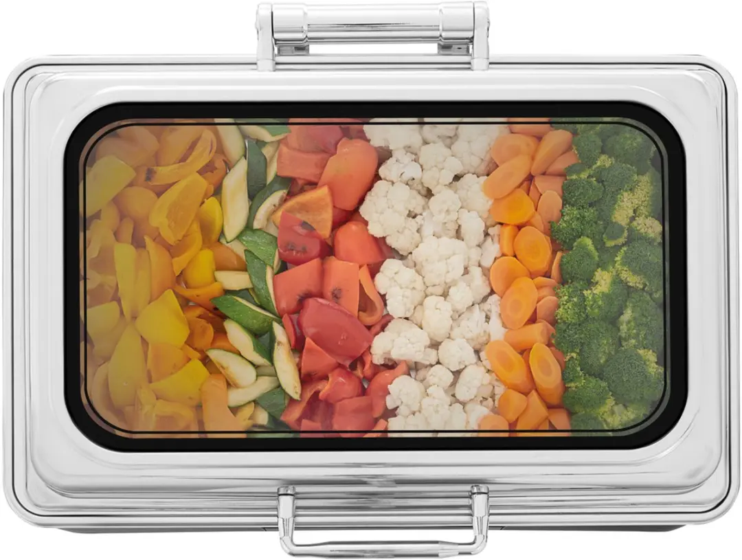 Bartscher Chafing Dish 1/1 500 EP-S - Zwart/Zilver - afbeelding 6 van 6