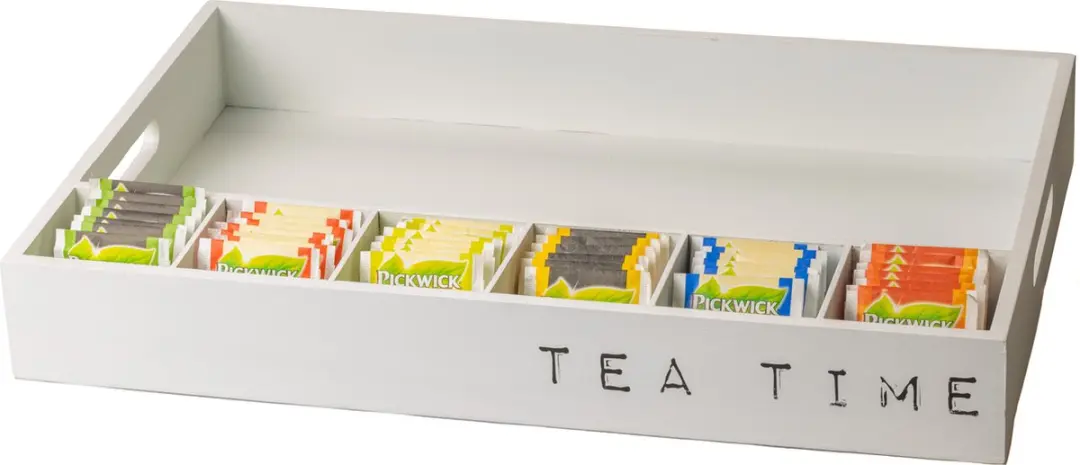 Cosy&Trendy Tea Time Houten Dienblad 45x30cm - Wit