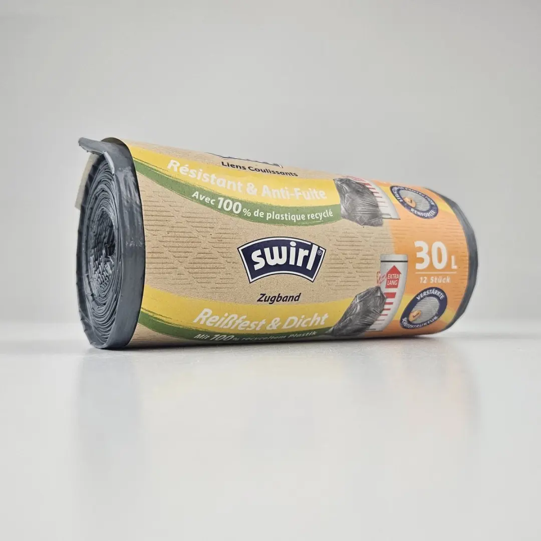 Swirl Vuilniszakken 30L - 168 Stuks (14x12) - Gerecycled LDPE