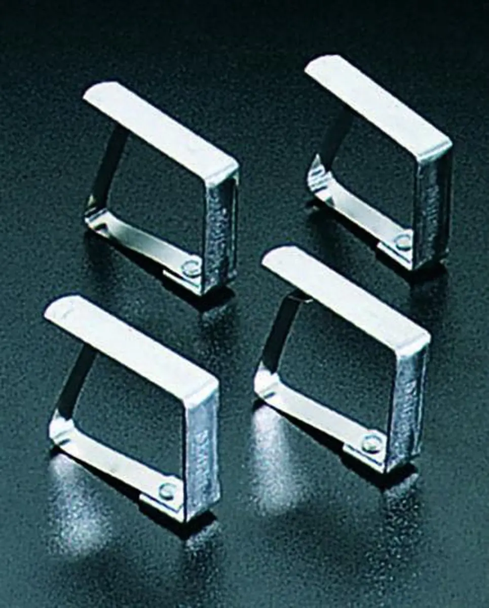 Metaltex Tafellakenknijpers RVS - 4 Stuks